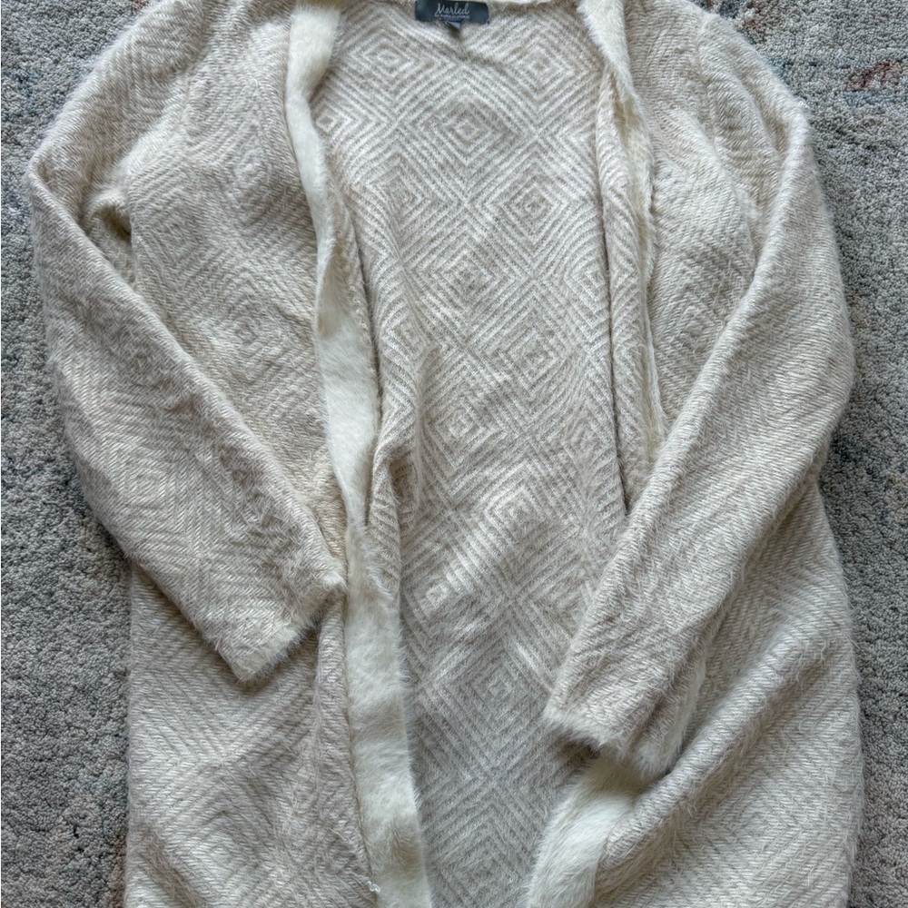 Cream Cozy Knit Cardigan